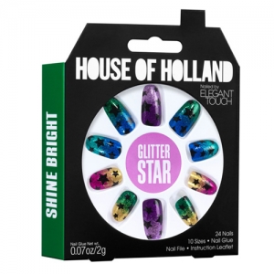 HOUSE OF HOLLAD 네일팁 글리터스타(24매)